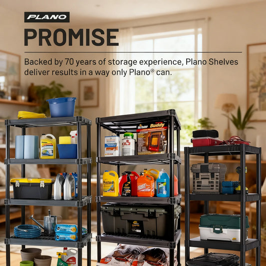 Plano 4-Tier Multipurpose Storage Shelf