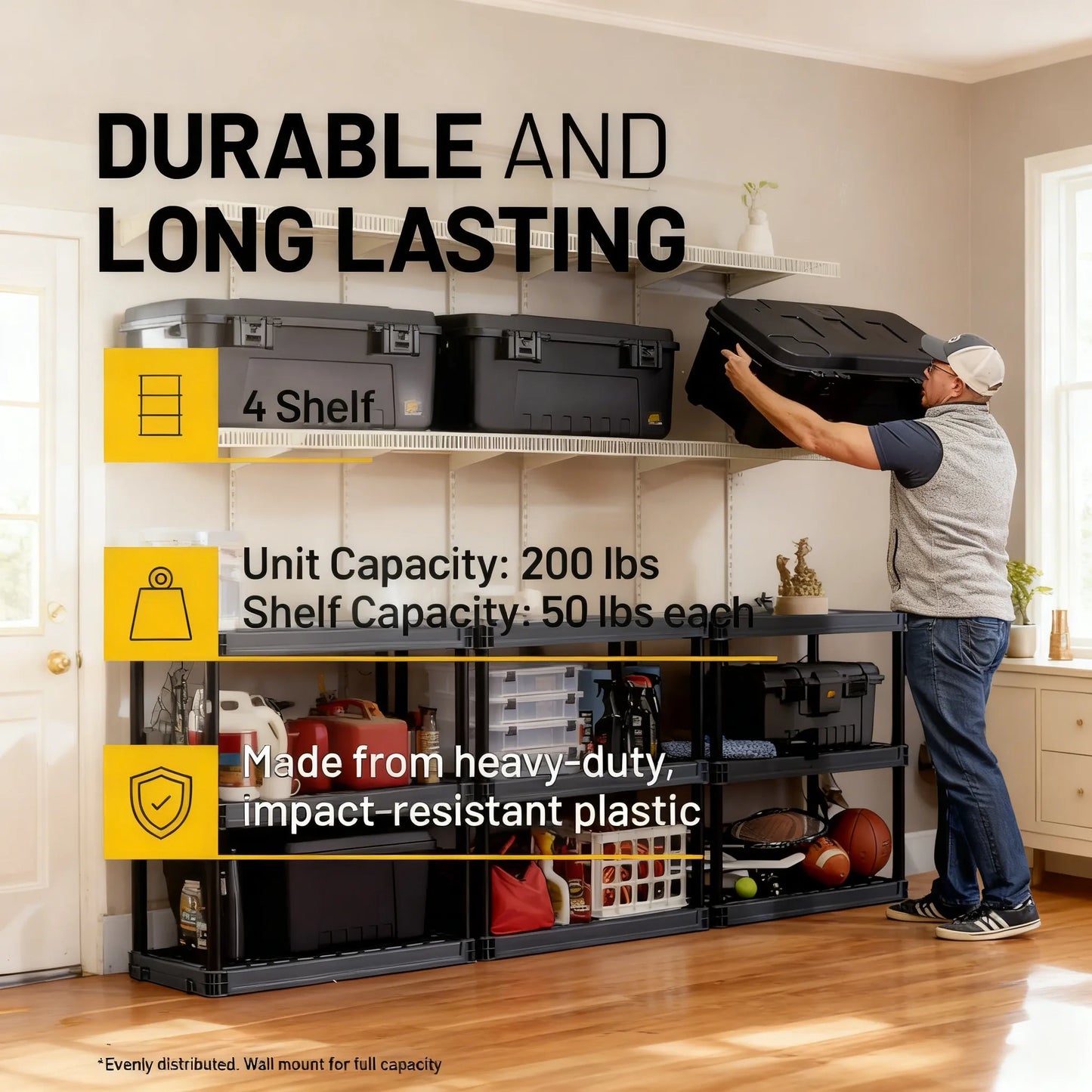 Plano 4-Tier Multipurpose Storage Shelf