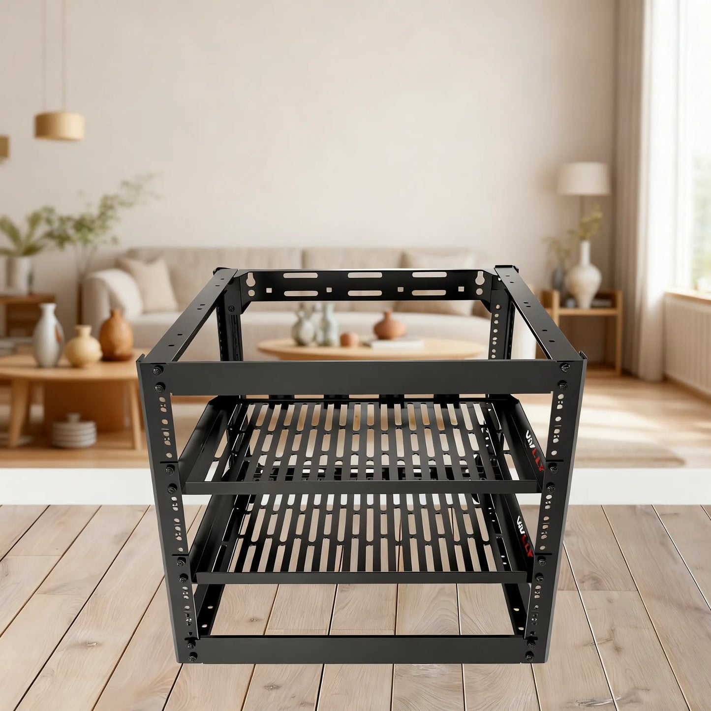 10U Open Frame Network Rack: Organize Your Tech with Ease