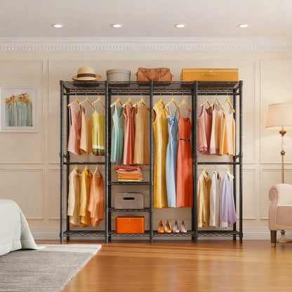 Customizable Heavy-Duty Closet Rack: DIY Your Dream Storage
