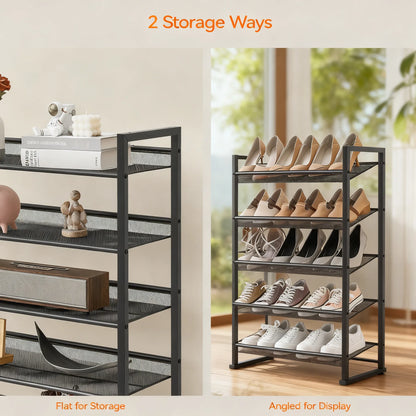 45" 10-Tier Mega Shoe Rack