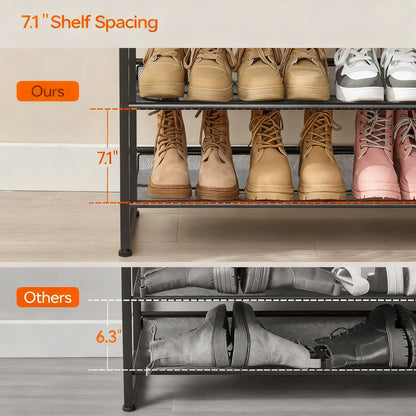 45" 10-Tier Mega Shoe Rack